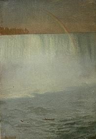 Rainbow over the Niagara cases from Albert Bierstadt
