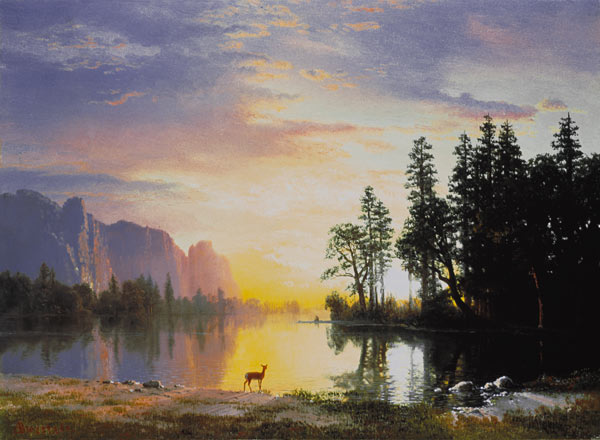 Yosemite Valley from Albert Bierstadt