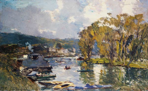 Along the Seine at Meudon from Albert Lebourg