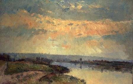 Late Afternoon on the Seine from Albert Lebourg