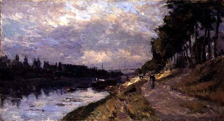 The Seine at Puteaux from Albert Lebourg