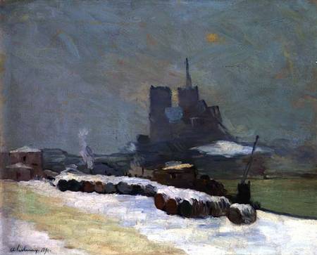 View of Notre Dame from Albert Lebourg