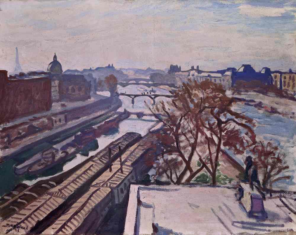 View of the Seine with the Henri IV monument from Albert Marquet