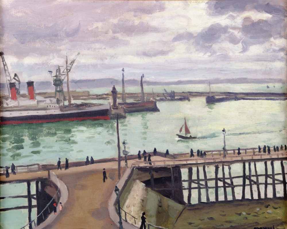 The outer harbour of Le Havre, lAnse des Pilotes from Albert Marquet