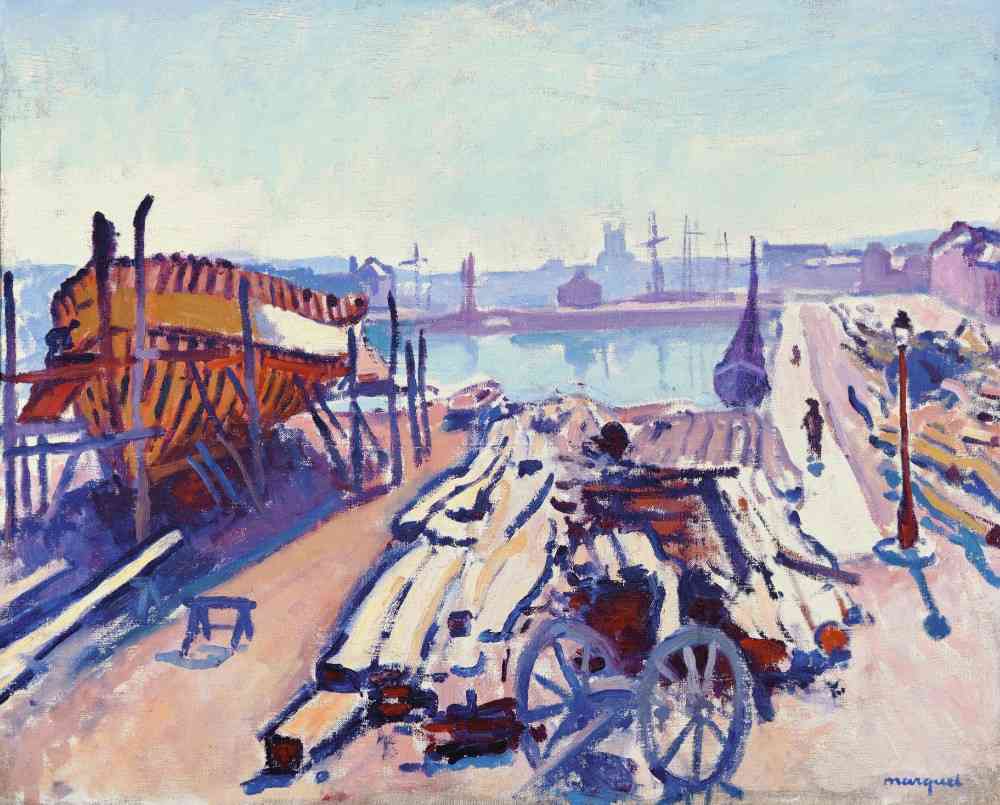 The Port of Fecamp from Albert Marquet