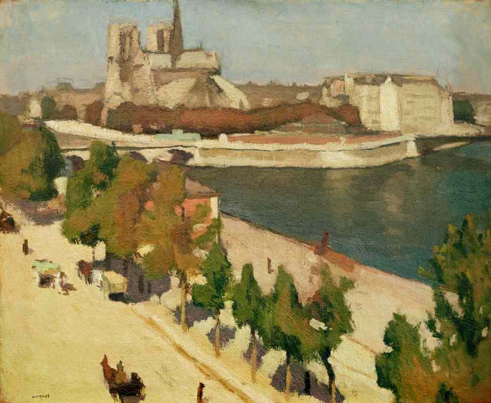 The Apse of Notre-Dame, Paris from Albert Marquet