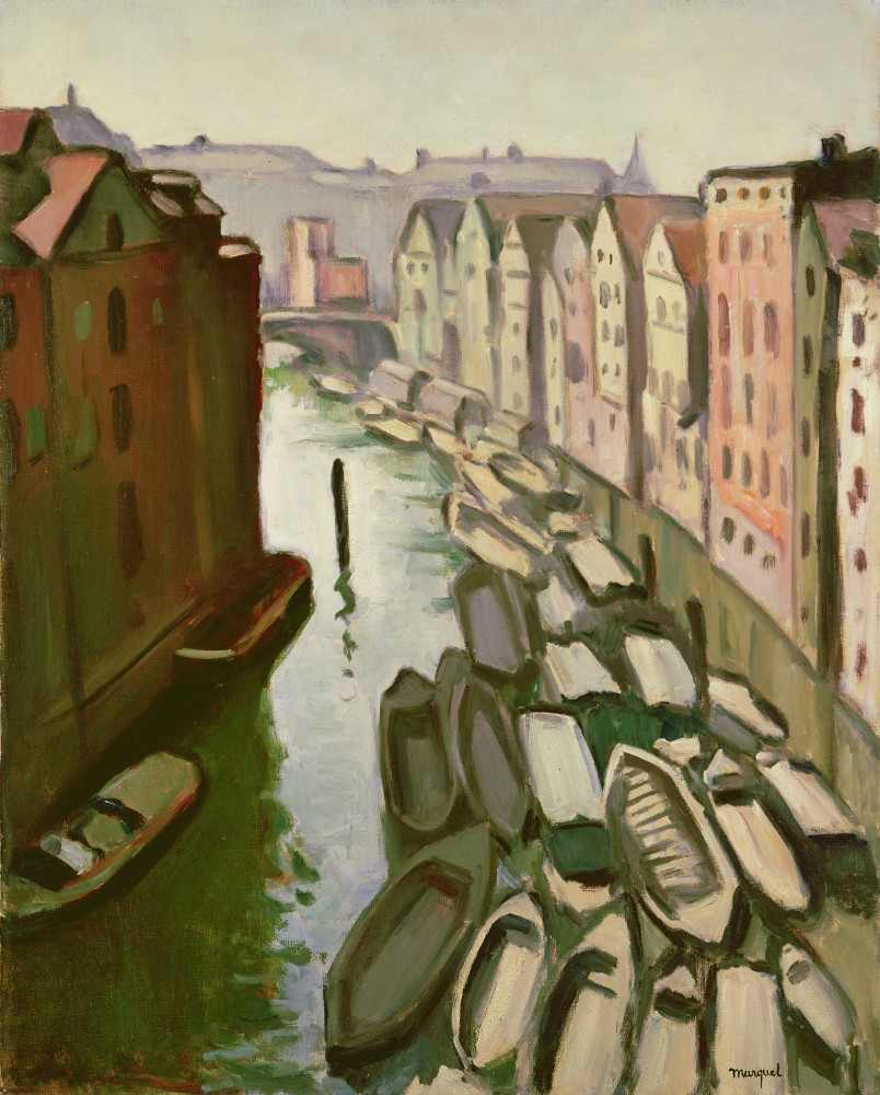 The Docks at Hamburg from Albert Marquet