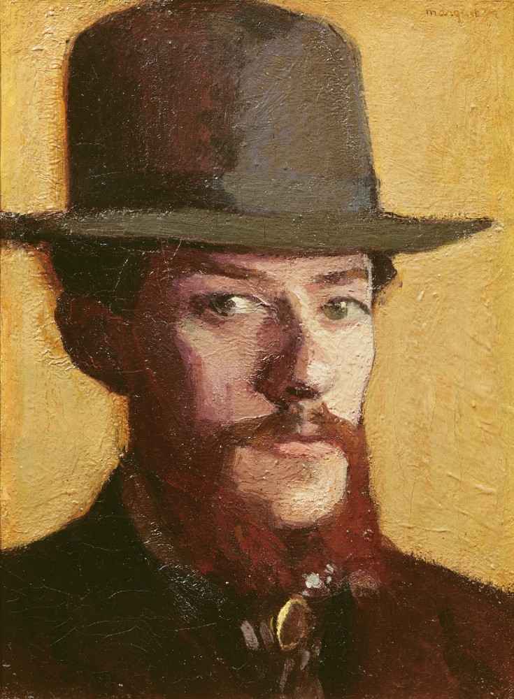 Portrait of Monsieur Mouliet in a Hat - Albert Marquet as art print or ...