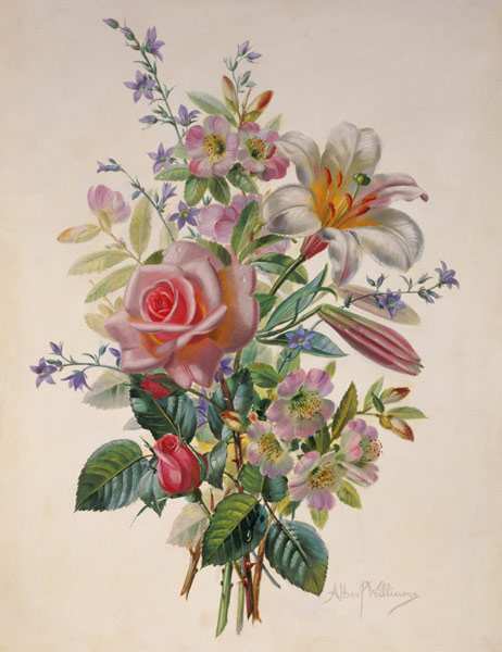 AB/211 A Pink Bouquet from Albert  Williams