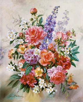 A High Summer Bouquet (oil on canvas)d 