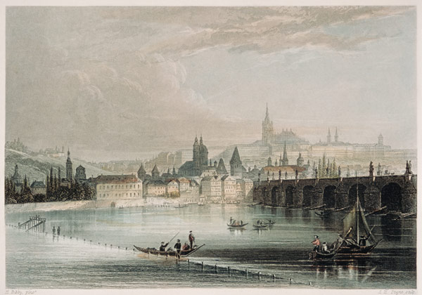 Prague c.1850 , Payne after Bibby from Albert Henry Payne