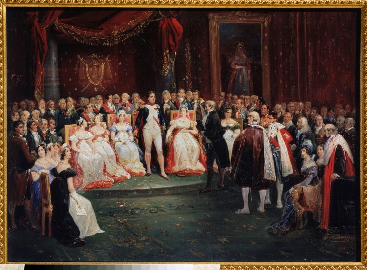 The Reception by Emperor Napoleon Bonaparte from Albrecht Adam