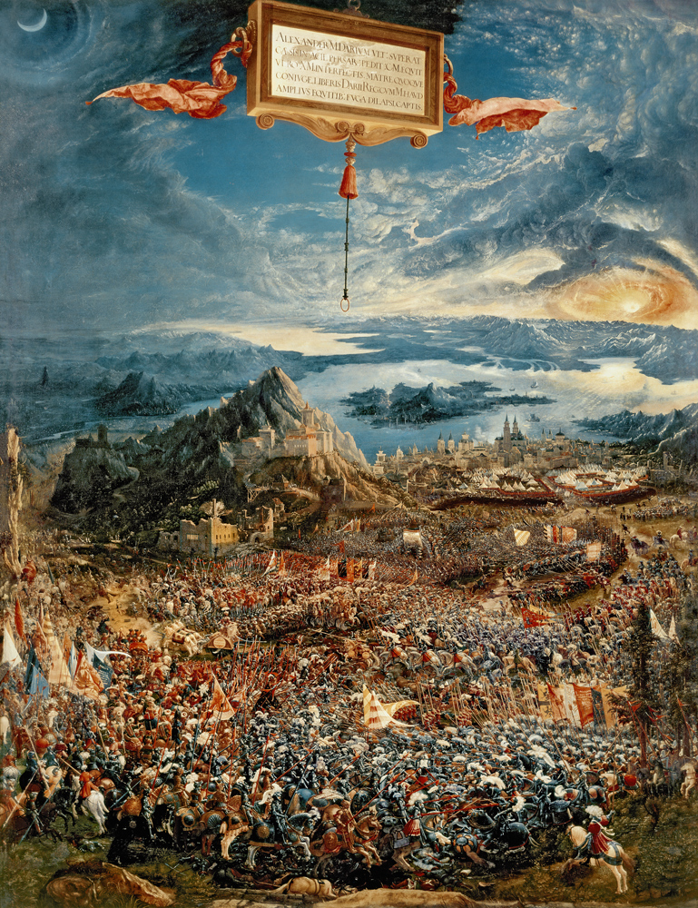 The Battle of Alexander at Issus from Albrecht Altdorfer