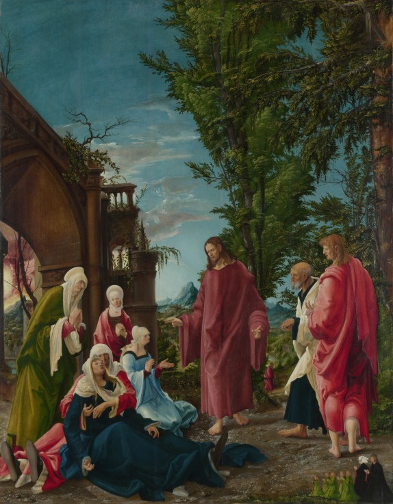 Christ taking Leave of his Mother from Albrecht Altdorfer