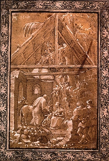The birth Christi. from Albrecht Altdorfer
