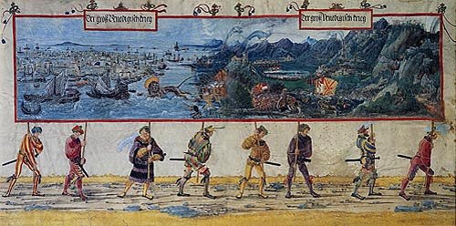The great Venetianische war from Albrecht Altdorfer