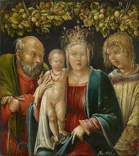The Holy Family with Saint Agapitus