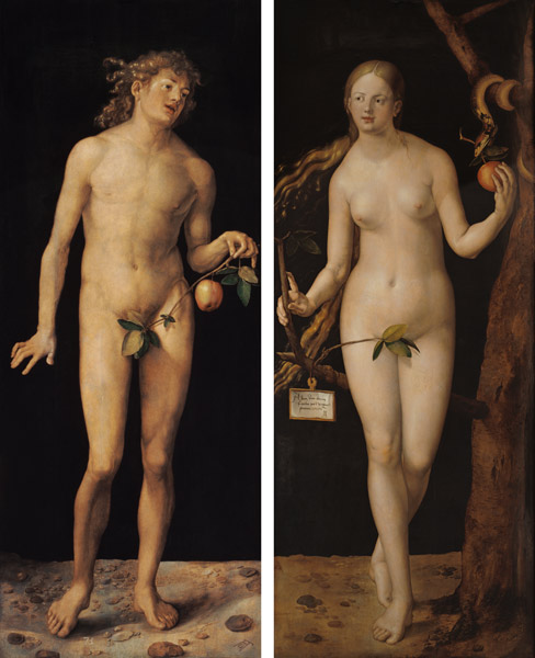 Adam and Eva from Albrecht Dürer