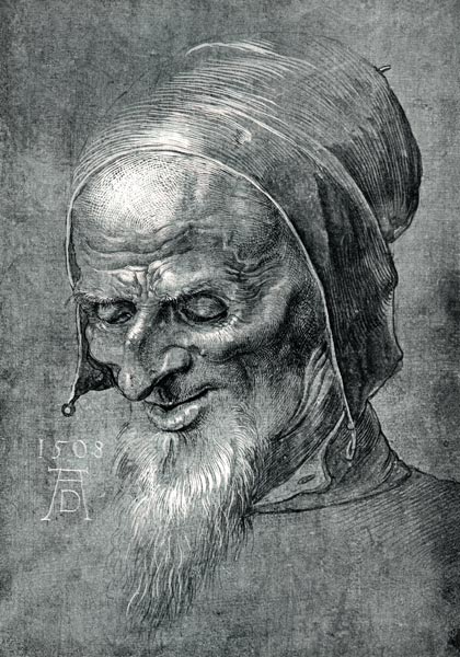 Albrecht Dürer, Head of an Apostle - Albrecht Dürer as art print or