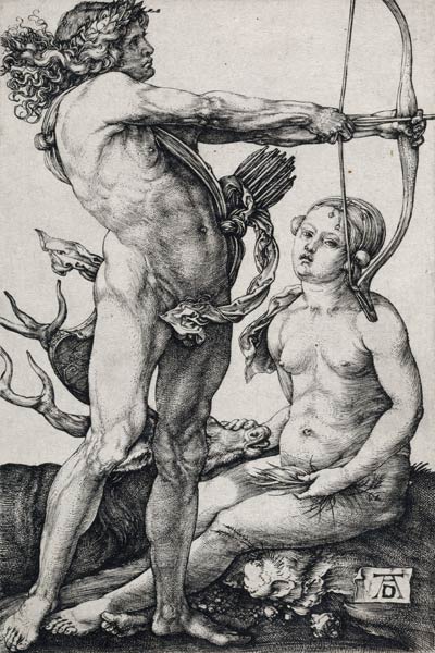 Apollo und Diana from Albrecht Dürer