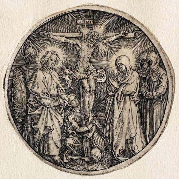 Die kleine Kreuzigung sog. „Degenknopf Kaiser Maximilians“ from Albrecht Dürer