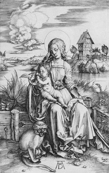 Maria mit der Meerkatze from Albrecht Dürer