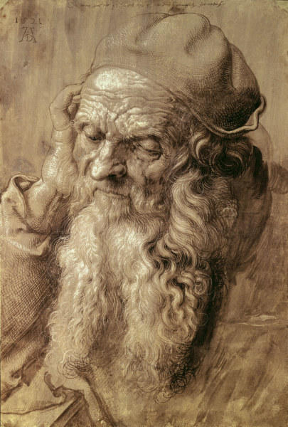 A.Dürer, 93-year-old Man /Draw./ 1521 from Albrecht Dürer