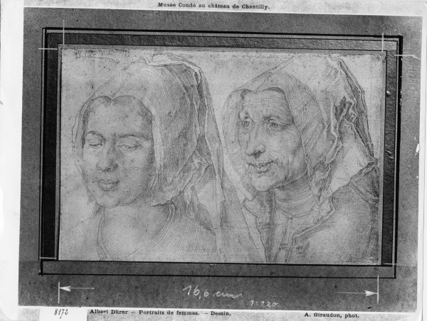 A.Dürer, Old and Young Woman / Drawing from Albrecht Dürer