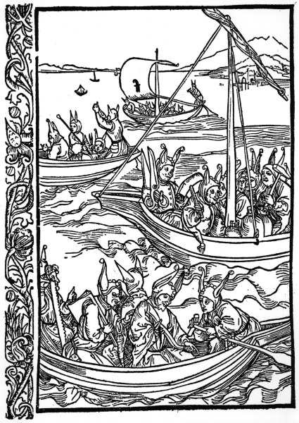 Brant, Ship of Fools / Woodcut / Dürer from Albrecht Dürer