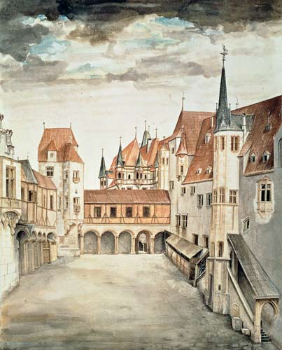 Castle Courtyard, Innsbruck from Albrecht Dürer