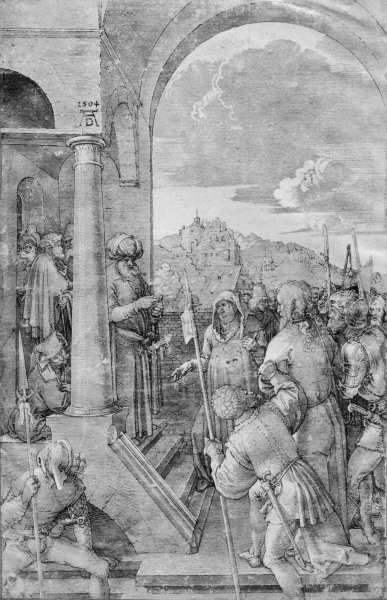 Christ before Caiaphas / Dürer / 1504 from Albrecht Dürer