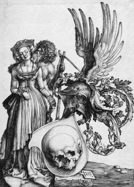 Coat of Arms with Death Head / Dürer from Albrecht Dürer