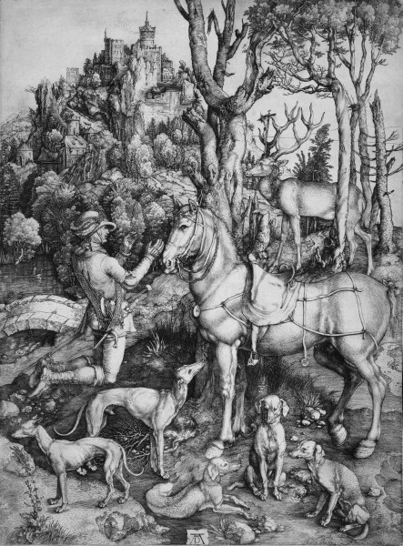 Saint Eustace from Albrecht Dürer