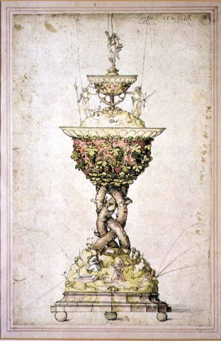 Design for a Table Fountain from Albrecht Dürer
