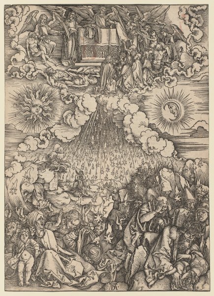 The Opening of the Fifth and Sixth Seals from Albrecht Dürer