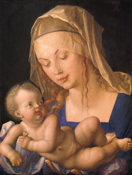 The Madonna with the pear slice from Albrecht Dürer