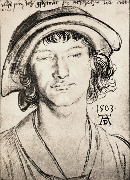 A.Dürer, Portr.of 18-year-old Youth from Albrecht Dürer