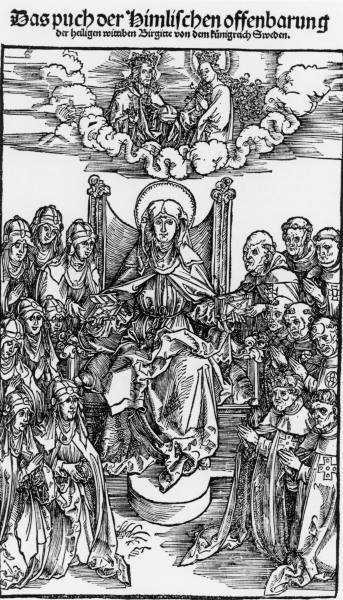 Duerer, Saint Birgitta of Sweden from Albrecht Dürer