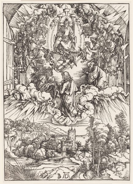 St. John before God and the Elders from Albrecht Dürer