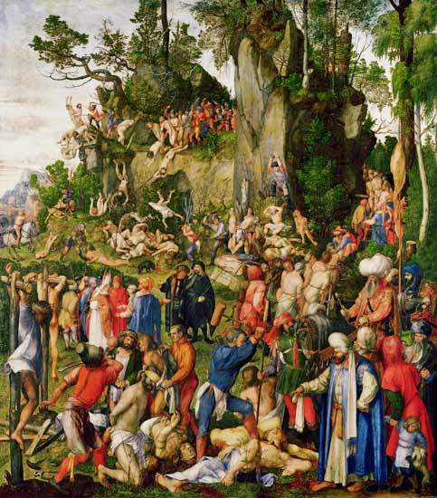 Martyrdom of the Ten Thousand from Albrecht Dürer