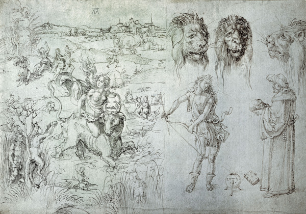 Abduction of Europa from Albrecht Dürer