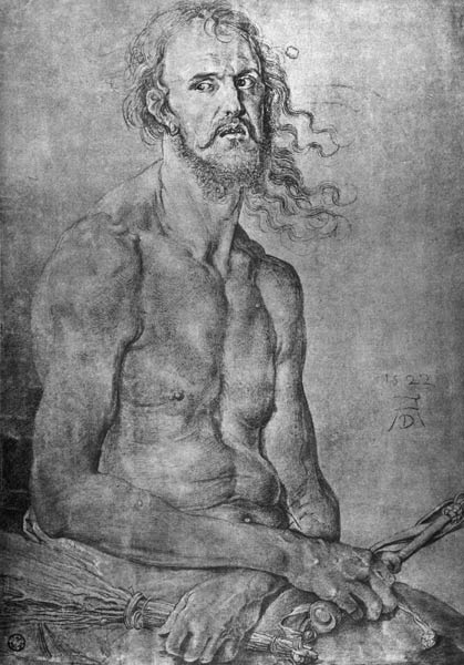 Seated Man of Sorrows / Dürer / 1522 from Albrecht Dürer