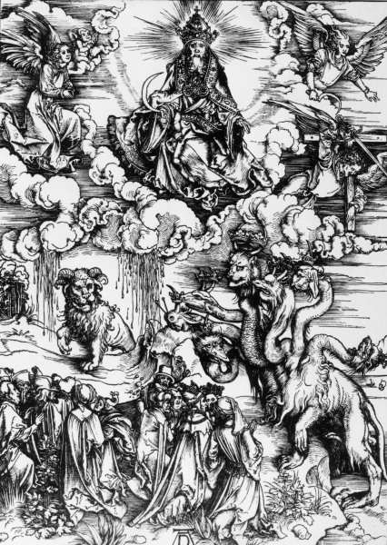 Seven-headed beast / Dürer / 1497/98 from Albrecht Dürer