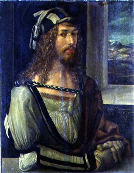 Study for Self Portrait with a Glove from Albrecht Dürer
