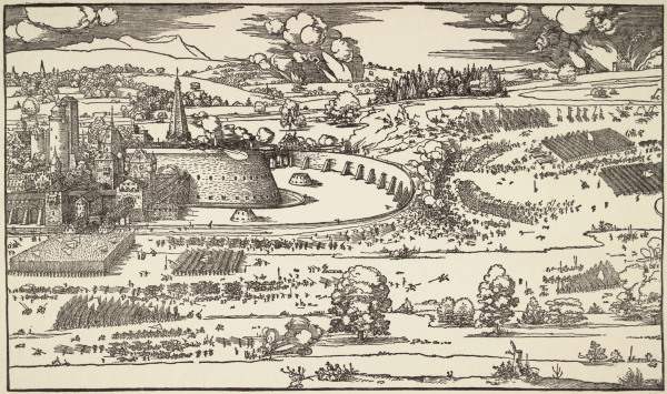 The Siege of a Citadel I / Dürer / 1527 from Albrecht Dürer