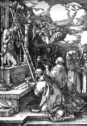Dürer / Mass of St Georg / Woodcut