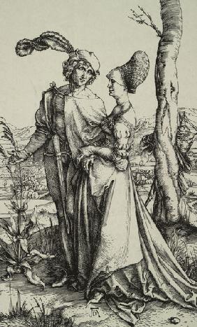 A.Dürer / Nobleman and lady.. / c.1496