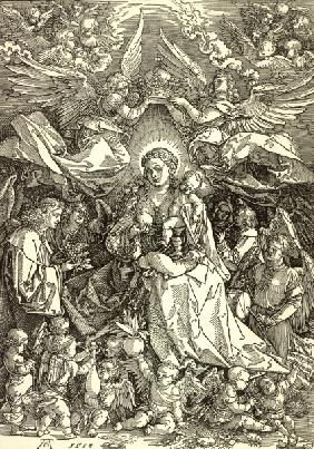 Mary as Queen of Angels / Dürer / 1518