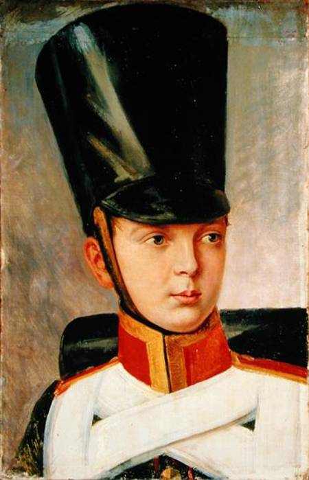 Portrait of Crown Prince Alexander Nikolayevich (1818-81) from Aleksandr Ivanovic Zauervejd'