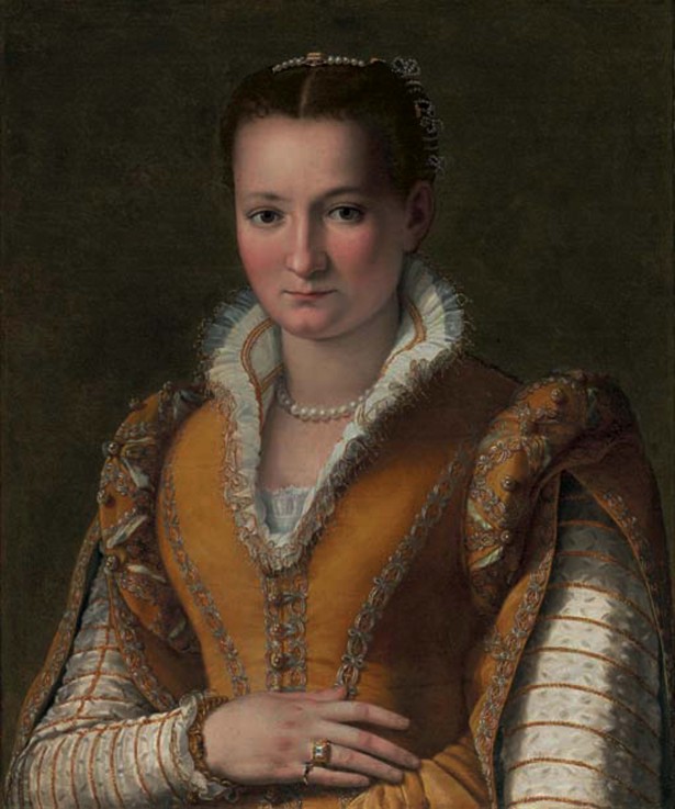Portrait of Bianca Cappello, Second Wife of Francesco I de' Medici from Alessandro Allori